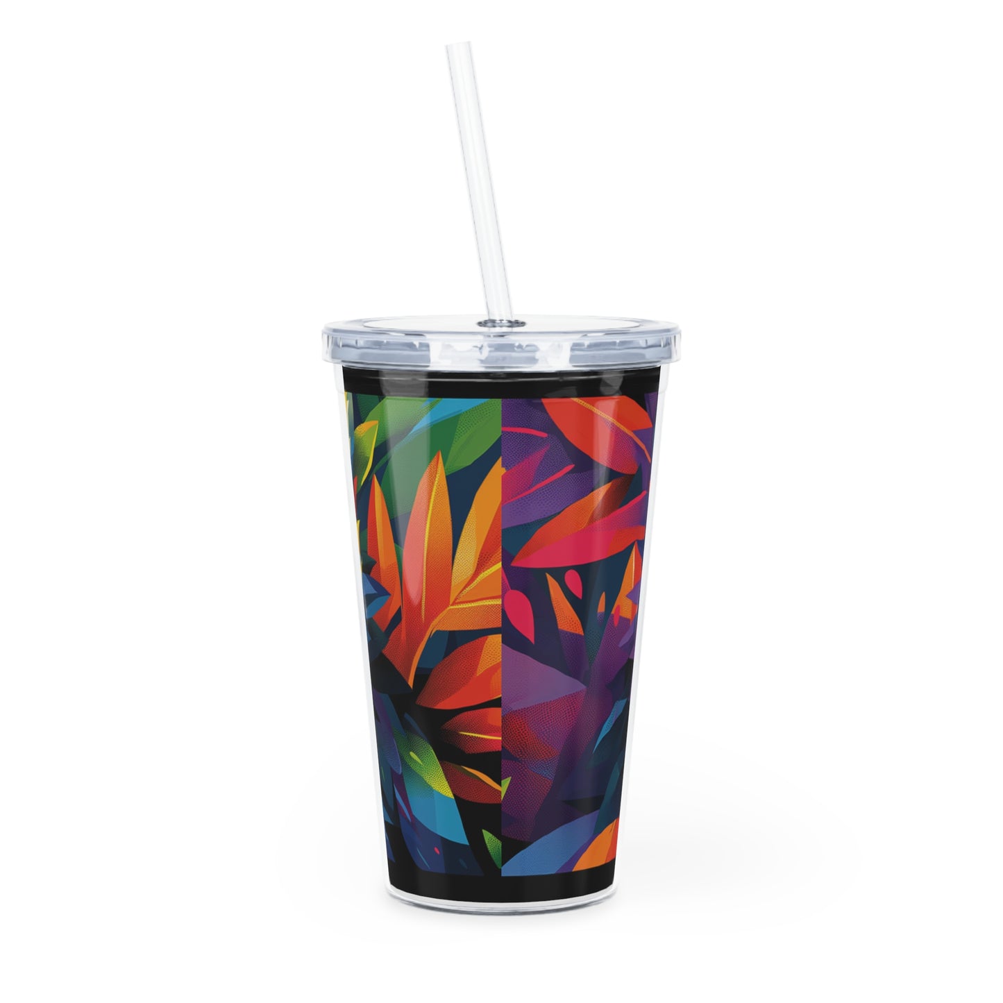 Omega - Wolf 201 - Plastic Tumbler with Straw