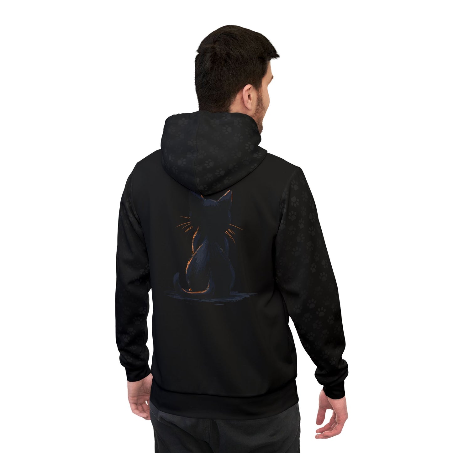 Black Cat 001 - All-Over-Print Hoodie