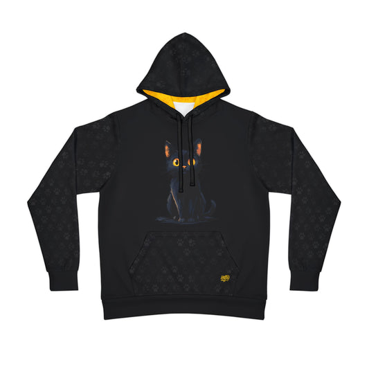 Black Cat 001 - All-Over-Print Hoodie