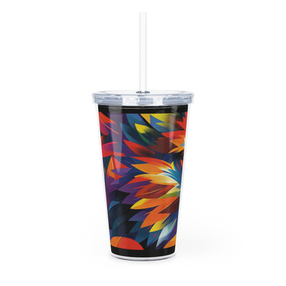 Omega - Wolf 201 - Plastic Tumbler with Straw