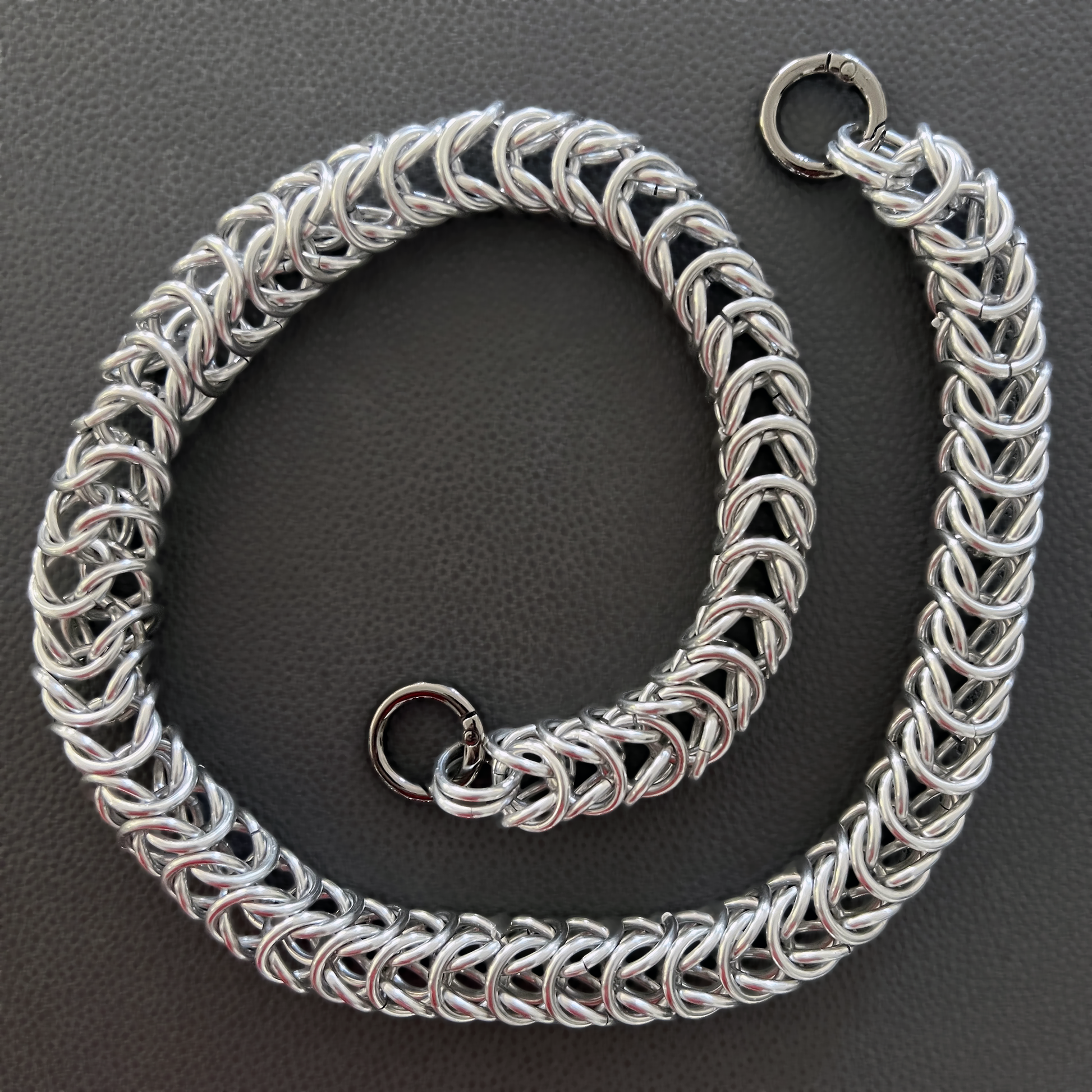 Handmade Chain Mail Collar