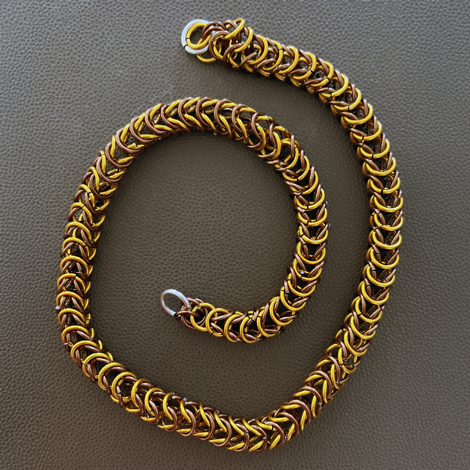 Handmade Chain Mail Collar
