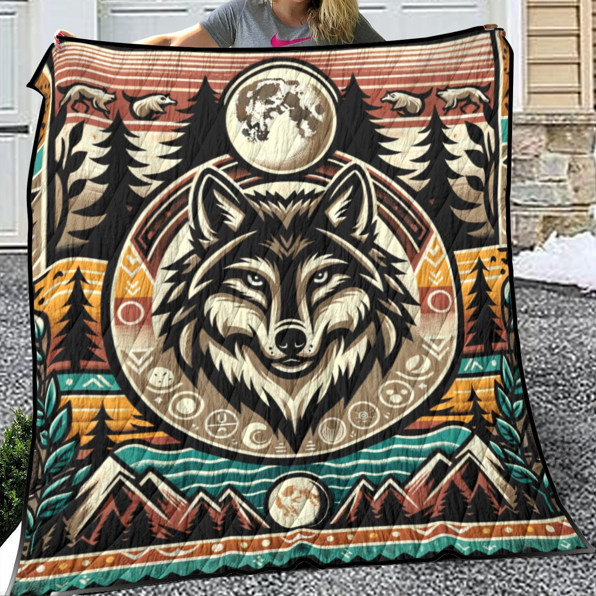 Omega - Wolf 001 - Lightweight Quilt